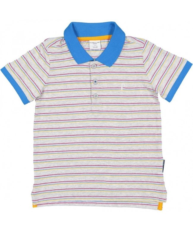 Golf Stripe Polo Shirt (2-6YRS) - Grey Melange - CM18CIMNU0Q