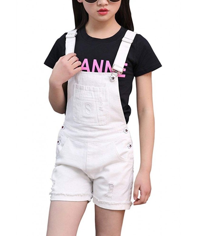 girls overall shorts