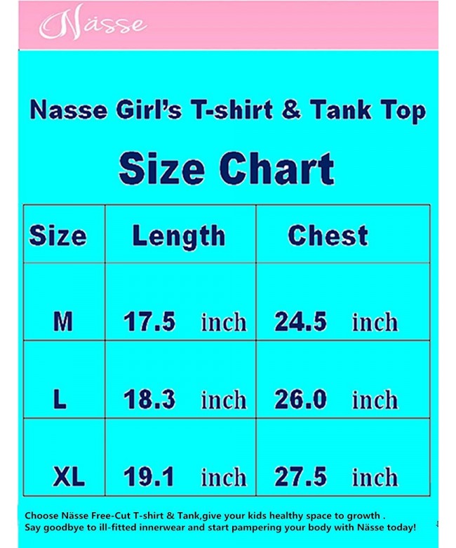 Girls Short Sleeve Undershirts Modal Free Cut Crew Neck Tee Shirts