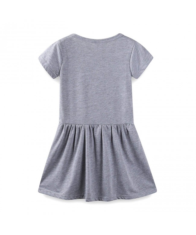 Little Girls Dresses Summer Clothes Kitten - S-gray Cat Face - Ca1209qmjzz