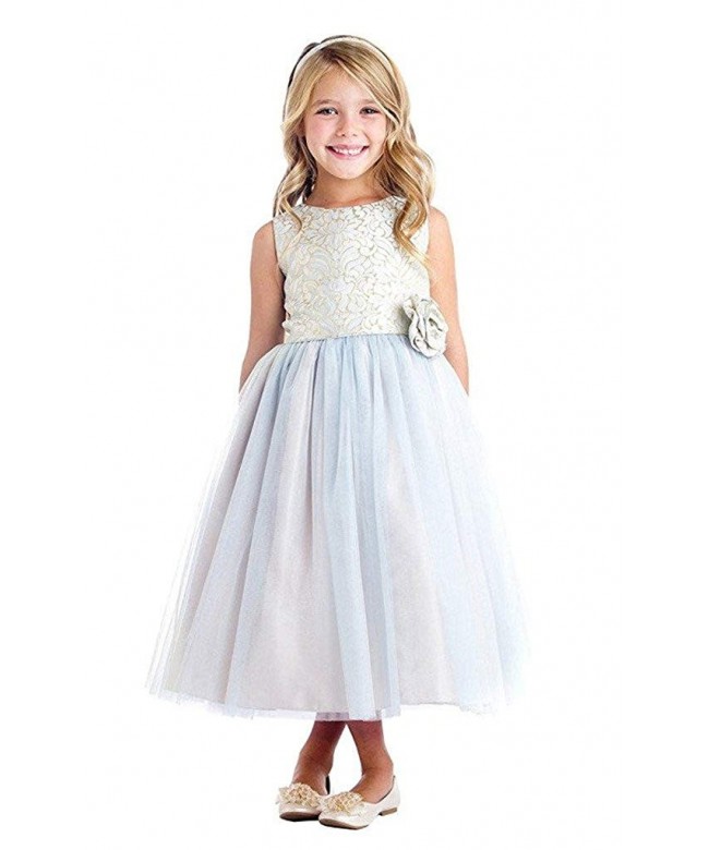 Vintage Jacquard Tulle Junior Bridesmaid Flower Girl Dress (6mos-12 ...