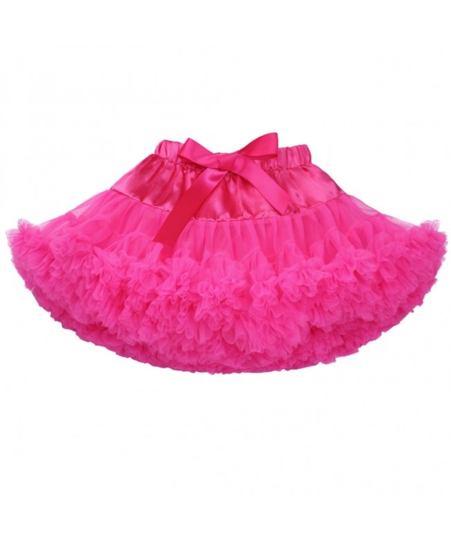 Baby & Little Girls' Solid Color Dance Tutu Pettiskirt - Hot Pink ...