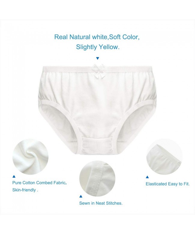 Girls White Panties Unbleached Underwear Dance Ballet Soft Cotton ...