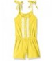 Jersey Romper Crochet Functional Shoulder