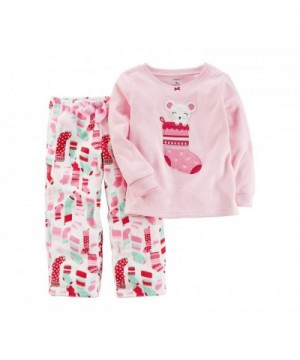 Carters Christmas Stocking Fleece Pajamas