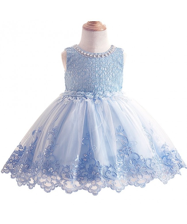 Girls Kids Blue Special Occasion Cinderella Dress Up Birthday Pageant ...
