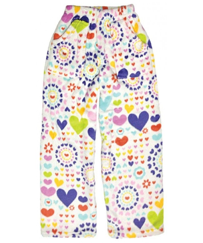 Big Girls Premium Plush Fleece Pants - Love Fest Collection - Circle of ...