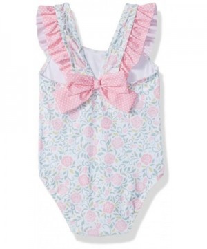 Little Girls' Solo Swim-4-6x-rosie's Garden One Pc Swimsuit with Skirt ...