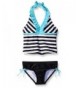 Freestyle Girls Stripe Tankini Swimsuit