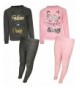 dELiAs Girls 4 Piece Pajama Sweatshirt