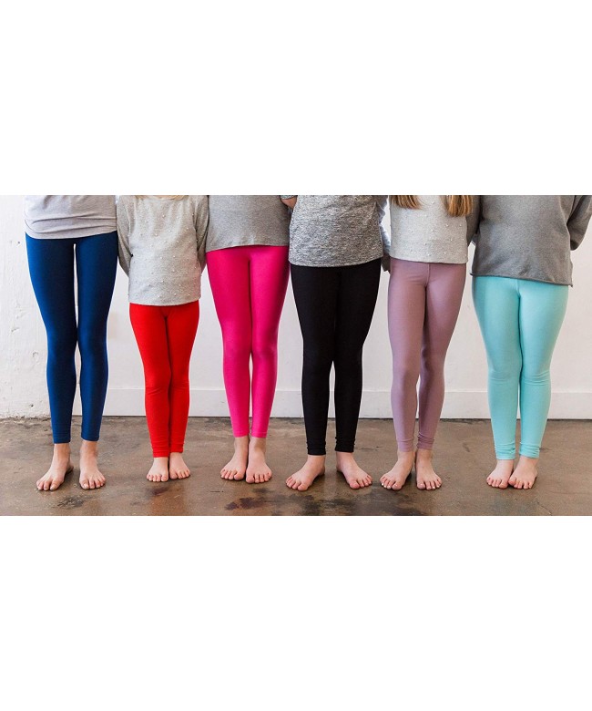 Premium Soft Girls Leggings - Black - C718LIZ09C5