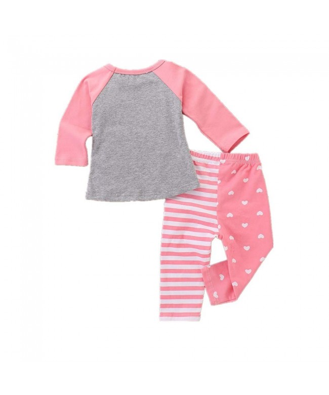Baby & Toddler Kids Girls Matching Pajamas Cotton Long Sleeve Sisters ...