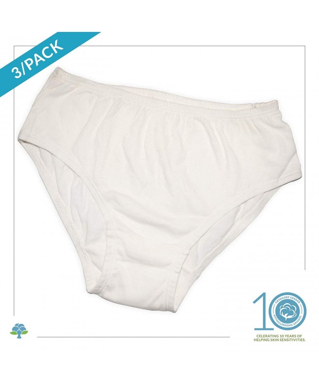 Cottonique Women's Hypoallergenic Elasticized Boxer Brief made from 100%  Organic Cotton (2/pack)