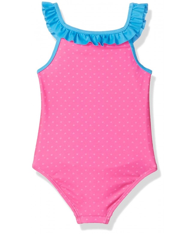 Toddler Girls' Swimsuit - Hot Pink - CL1859E8M98