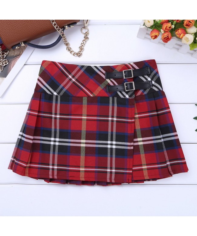 Little Big Girls Tartan A Line Plaid Pleated Billie Kilt Scottish ...