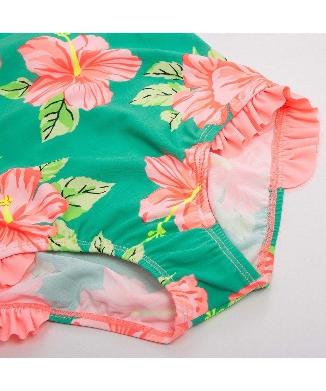 Little Girls One Piece/Two Pieces Bathing Suits Swimwear - Floral ...
