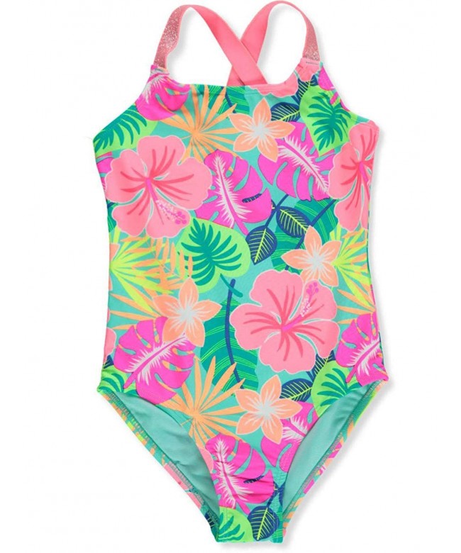 Girls' 1-Piece Swimsuit - Multi - CJ18OK03Y7O