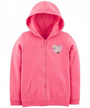 Carters Girls Sequin Fleece Hoodie