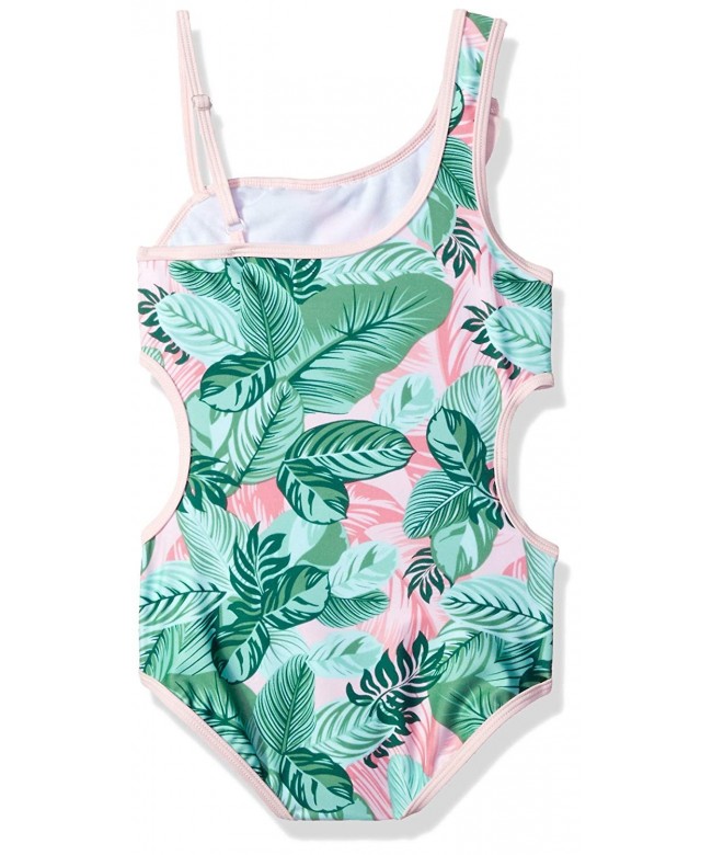 Tropicana Girls Ruffle One Piece Swimsuit - Tropicana Print - CR186NCK3A9