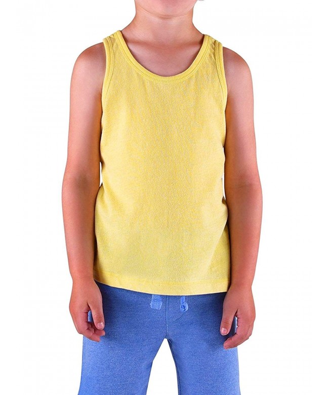 Kids Cotton Tank Top 4 Pk Boys Girls Solid Color Tank Top Children ...