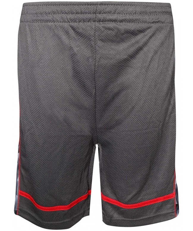 Boys Performance Basketball Shorts - Breathable and Lightweight (4 Pack ...