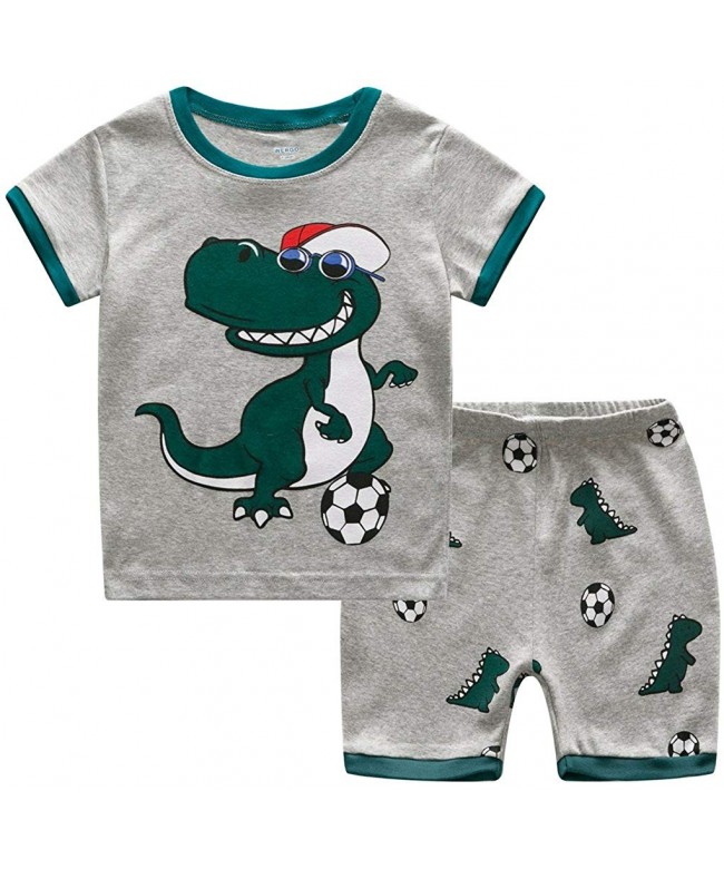 Toddler Boy Pajamas Kids Pjs Set - 100% Cotton Long Sleeves Size 2T-7 ...
