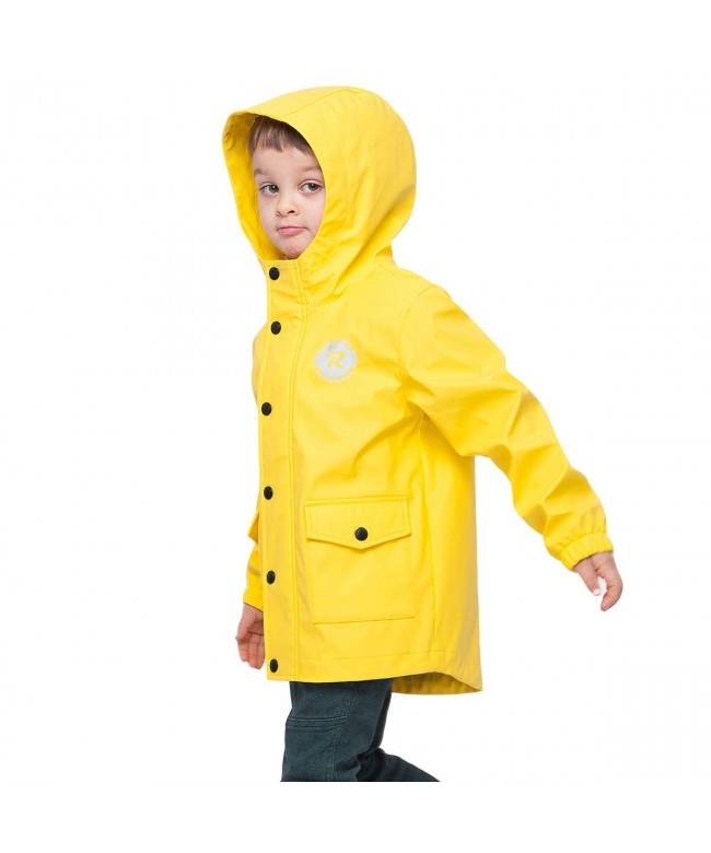 Boys' Lightweight Raincoat Hooded PU Waterproof Windbreaker Active ...