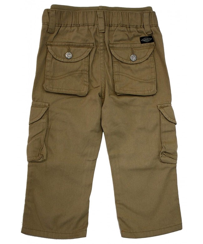 Dungarees Boys' Cargo Pants - Khaki - CU121278A4N