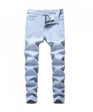 Big Boy's Slim Ripped Distressed Jeans Skinny Fit Zipper Pants with ...