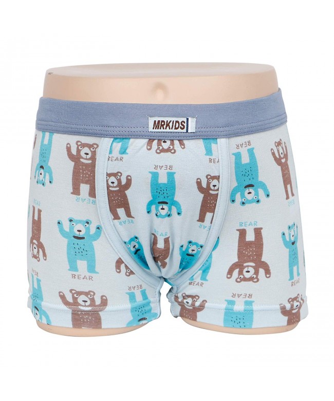 Soft Tencel & Mesh & Bamboo Toddler and Boy Boxer Brief Underwear (Pack ...