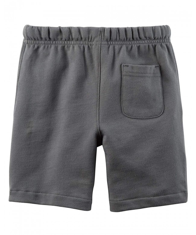 Set of 2 Boy's Cotton Pull On Shorts Toddler Little and Big Boys (6 ...