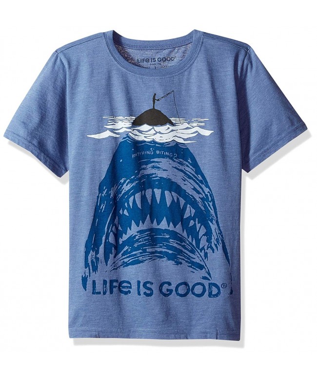 B Ss Cool T Shark Fish Vtgblu - Vintage Blue - C318GELOHRL