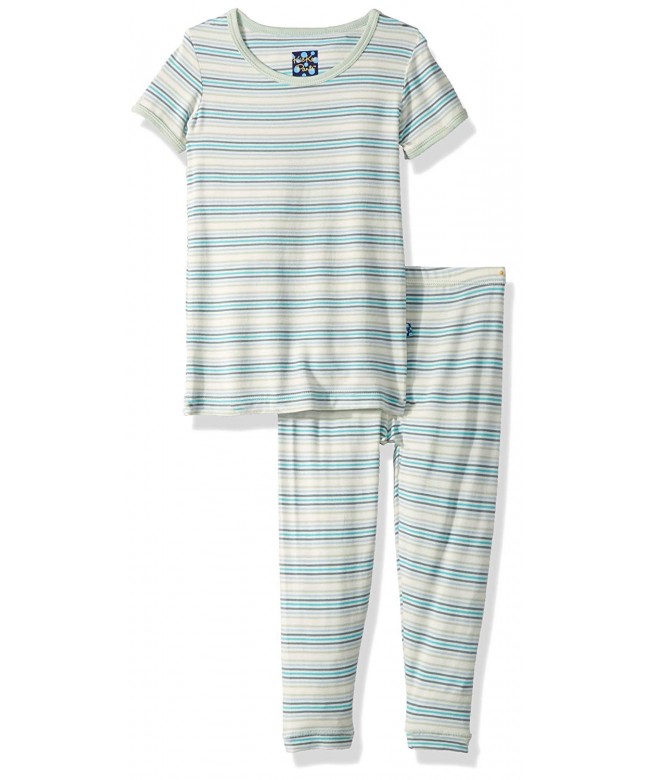 Boys' Print Short Sleeve Pajama Set Prd-kppj108-bdest - Boy Desert ...