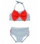 RuffleButts Little 2 Piece Swimsuit Ruffles